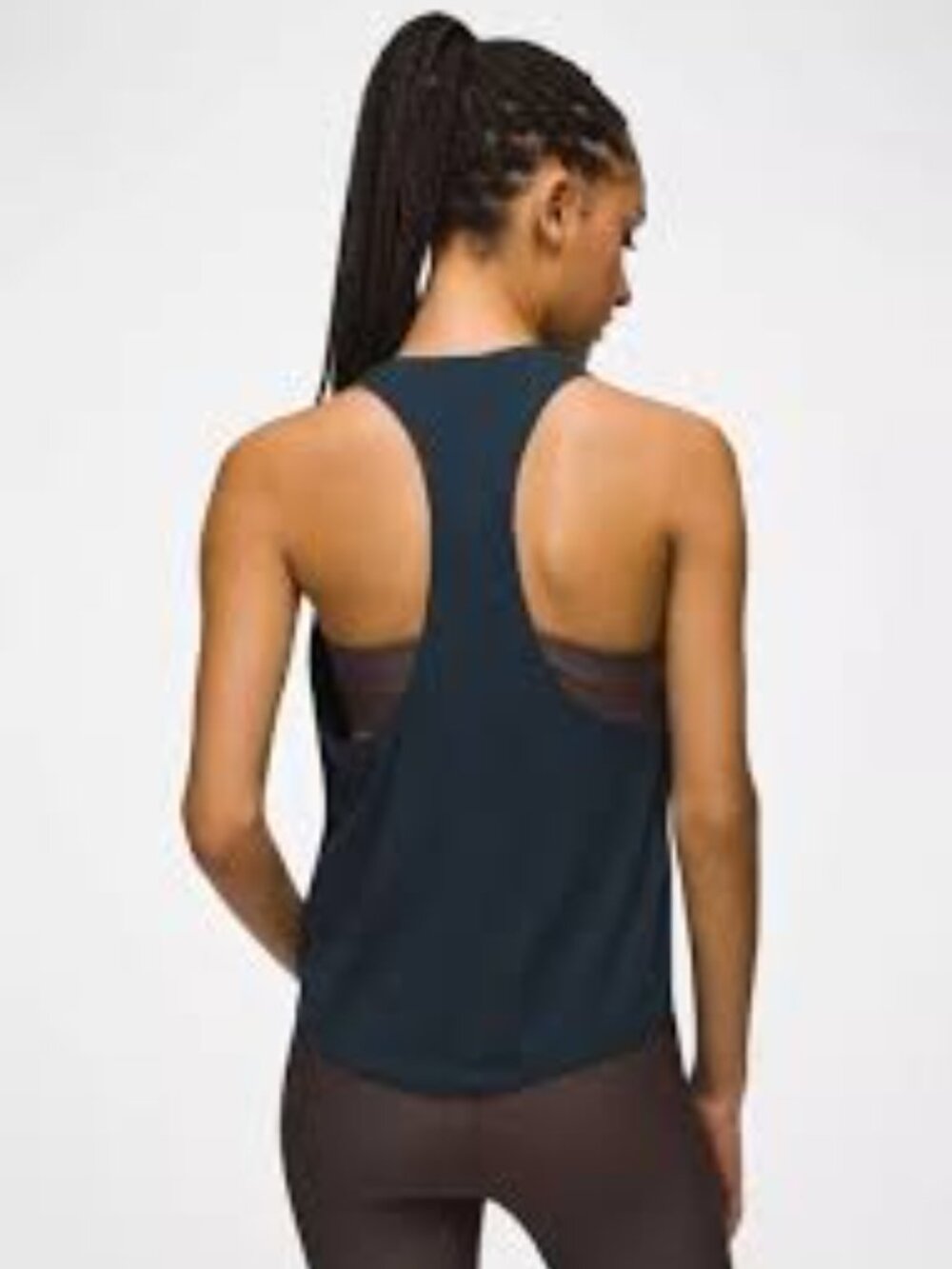 Prana Luxara Racerback Tank Top in Stormy Night Size XS NWT